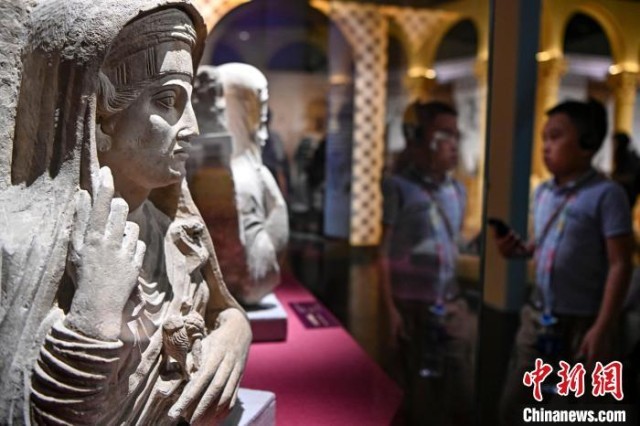 “叙利亚古代文物精品展”在广东省博物馆开幕